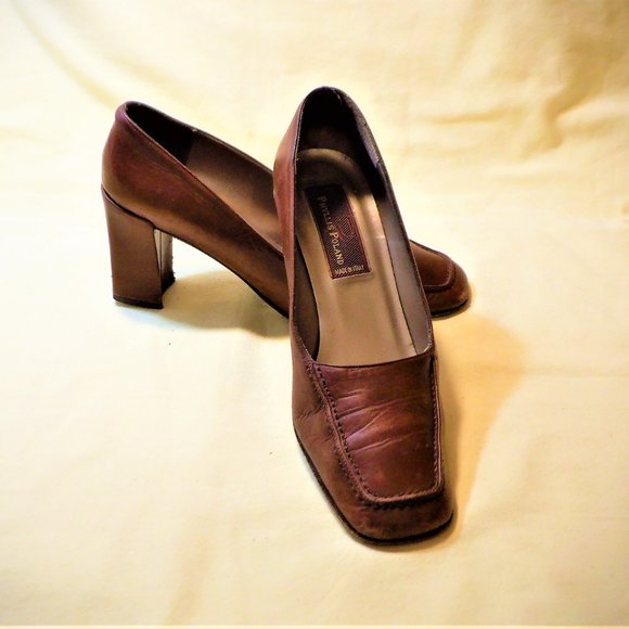 *** Phyllis POLAND *** Shoes ~ Made in Italy 8 B - Picture 1 of 2